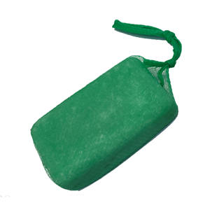 Clearflow Gel Flocculant block used for clarifying turbid stormwater or construction runoff and removing suspended solids and metals with passive, adaptive or self dosing in an environmentally fish safe manner enabling discharge into the environment