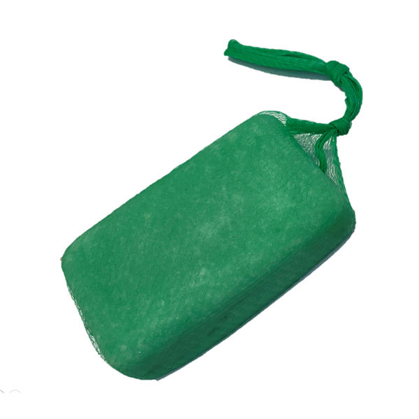 Clearflow Gel Flocculant block used for clarifying turbid stormwater or construction runoff and removing suspended solids and metals with passive, adaptive or self dosing in an environmentally fish safe manner enabling discharge into the environment