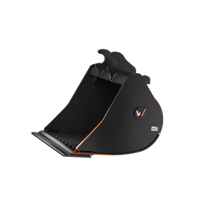 Viking West dual radius quick fill excavator bucket for Hitachi and John Deere for faster loading and faster fill and more production 