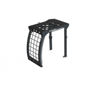 FOPS Falling Object Protective Structure ROPS Guarding Excavator Hitachi FOPS ZX135 JD135 reduced tail swing reduced radius guarding