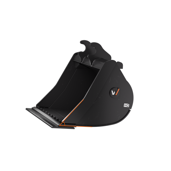 Viking West dual radius quick fill excavator bucket for Hitachi and John Deere for faster loading and faster fill and more production 